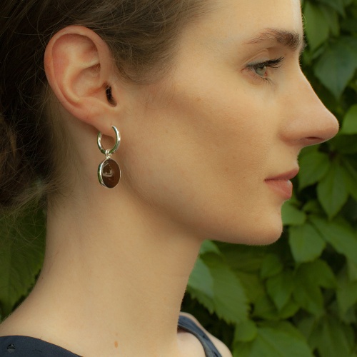 Серьги Fiore Luna COFFE AGATE, LE1117 BR/S фото 4