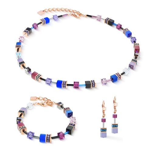 Серьги Coeur de Lion Purple-Blue, 2838/20-0807 фото 3