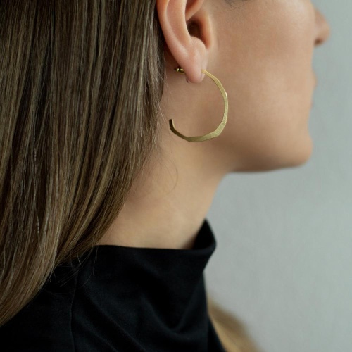 Серьги Dansk Copenhagen, Elysian, полукольца, DNSK25.2-3C2501009 золотистый фото 2