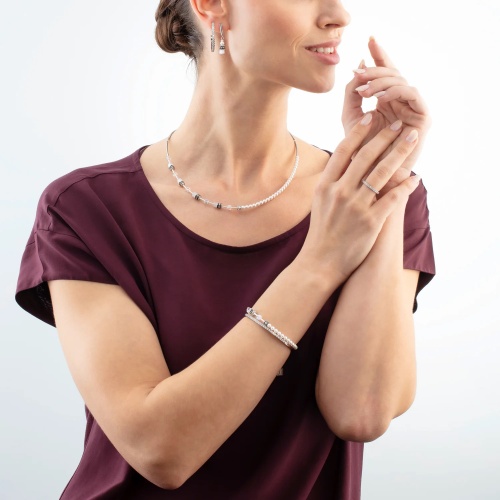 Колье Coeur de Lion White-Silver, 4087/10-1417 фото 2