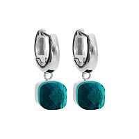 Серьги Qudo FIRENZE (S) Blue Zircon, 107000/20-4601