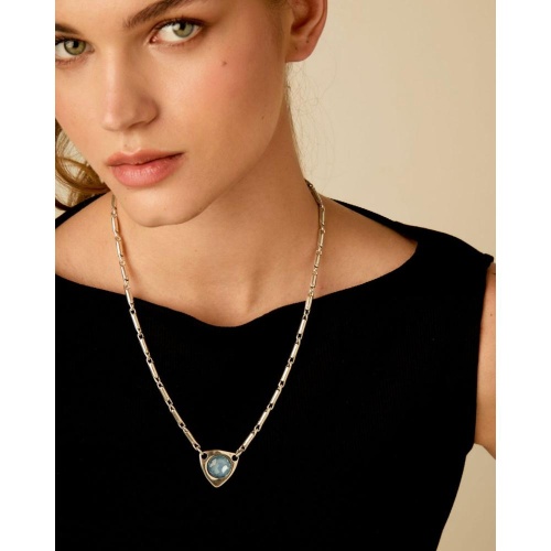 Колье VIDDA, Fire, с кристаллом Swarovski, VD26.1-02331 хрустальный, 45см фото 3