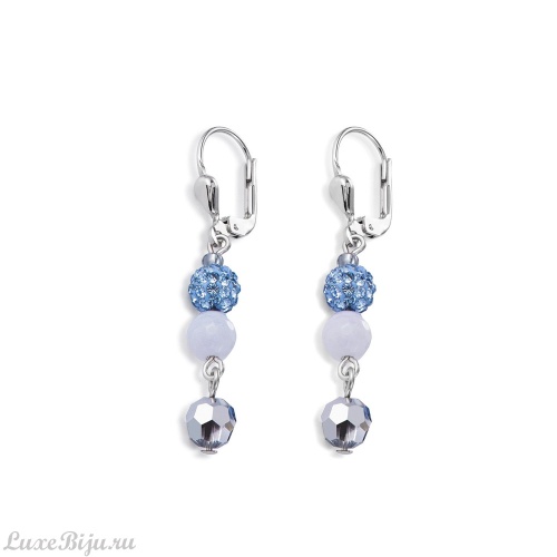 Серьги Coeur de Lion Light Blue 4895/20-0720