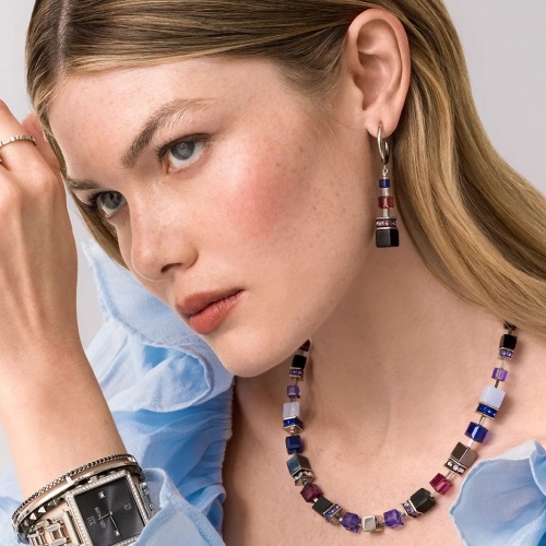 Колье Coeur de Lion Blue-Purple, 3039/10-0708 фото 4