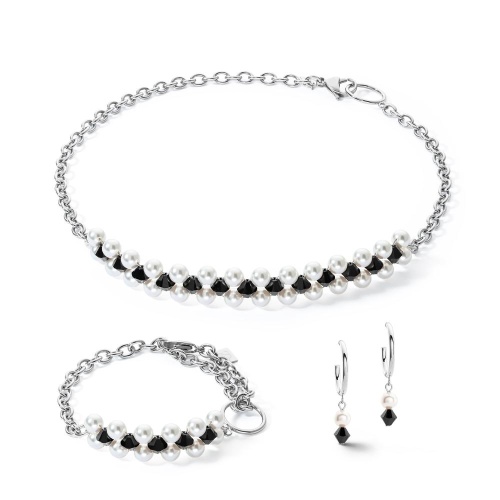 Пусеты Coeur de Lion Black-Silver, 4080/21-1317 фото 2