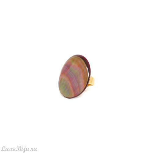 Кольцо Nature Bijoux, Grenadine, разъемное, с перламутром, NB23.1-19-24696 коричневый