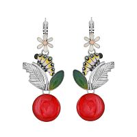 Серьги TARATATA, Cocoon, с цветной смолой, TT-E25-03732-103 красный