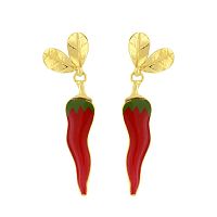 Серьги TARATATA, Paprika, с цветной смолой, TT-H25-12997-203 красный