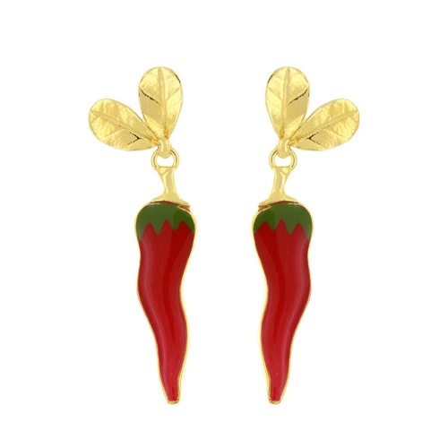 Серьги TARATATA, Paprika, с цветной смолой, TT-H25-12997-203 красный