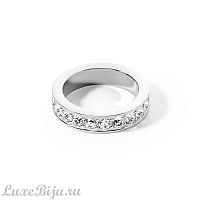 Coeur de Lion Кольцо Coeur de Lion Crystal-Silver 18 мм 0131/40-1817 56