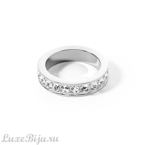 Coeur de Lion Кольцо Coeur de Lion Crystal-Silver 18 мм 0131/40-1817 56