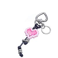 Брелок Moon Paris, Ringo, с перламутровым сердцем, MR-24.06-052 розовый