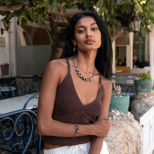 Серьги Coeur de Lion Black-Crystal, 4640/21-1318 фото 7