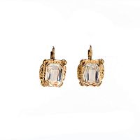 Серьги Celeste G, с кристаллом Swarovski, CS25.1-1573 янтарный
