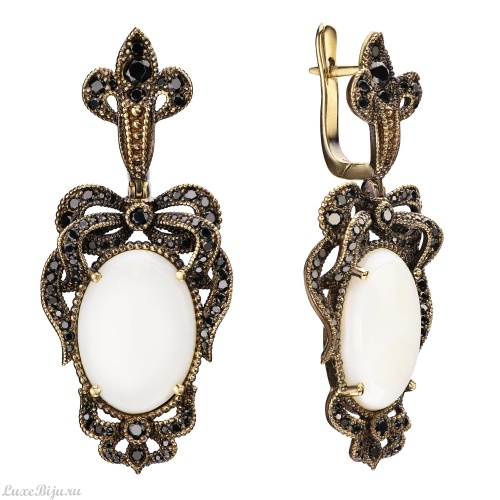 Серьги Fiore di Firenze OR2006 NERO фото 21