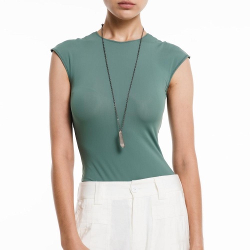 Колье Katerina Vassou, Snowdrop, с кварцевым кристаллом, KV24.1-309024B серебристый фото 4