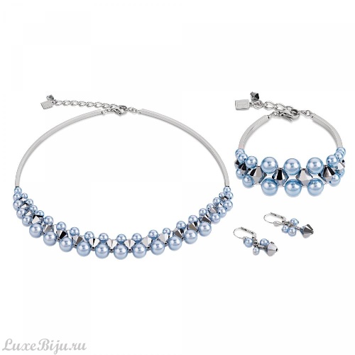 Серьги Coeur de Lion Light Blue 4871/20-0720 фото 2