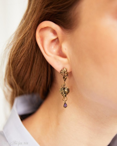 Серьги Fiore di Firenze OR1917 AMETISTA фото 6