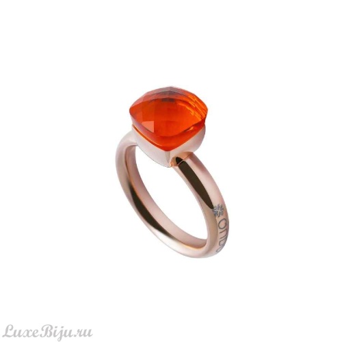 Кольцо Qudo Firenze orange glow 17.2 мм 611944 BR/RG