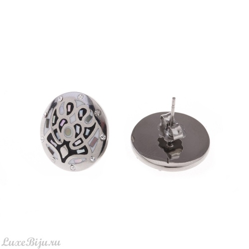 Пусеты Fiore Luna AE01219-8 BW