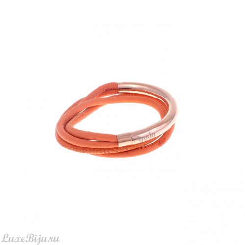 Браслет Qudo Doppio small cremlino RG 131217 BR/RG