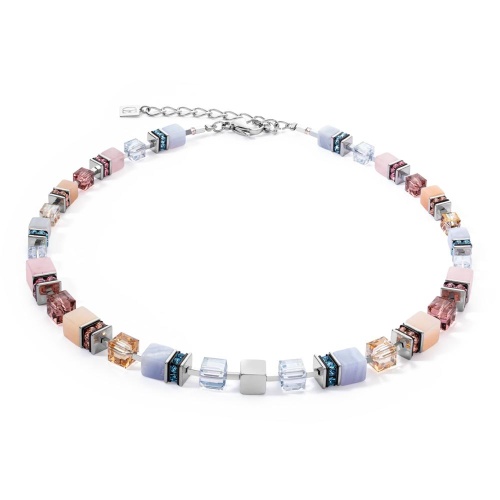 Колье Coeur de Lion Light blue-Beige, 3039/10-0738