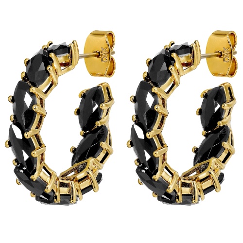 Серьги Dyrberg Kern TAMARIN SG BLACK, 470016 фото 3