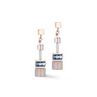 Серьги Coeur de Lion Light blue-Beige, 4905/21-0738