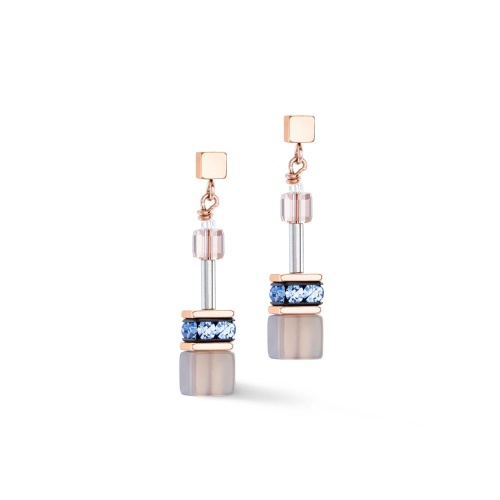 Серьги Coeur de Lion Light blue-Beige, 4905/21-0738