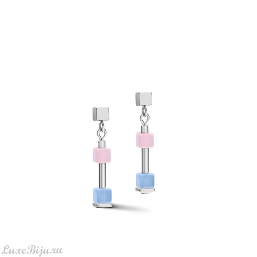 Серьги Coeur de Lion Fine Pastel Blue-Rose, 5028/21-0719