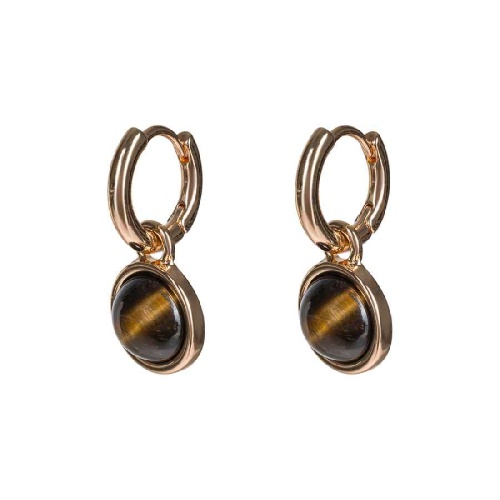 Серьги Fiore Luna TIGER EYE, LE1115 BR/G