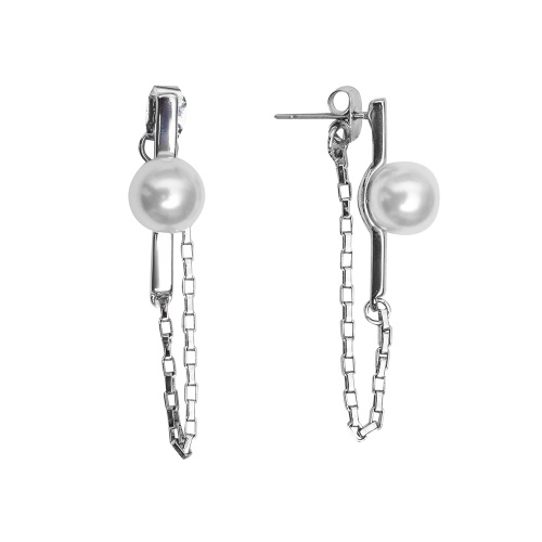 Серьги Fiore Luna White Pearl, A2103PE-E03.1 BW/S