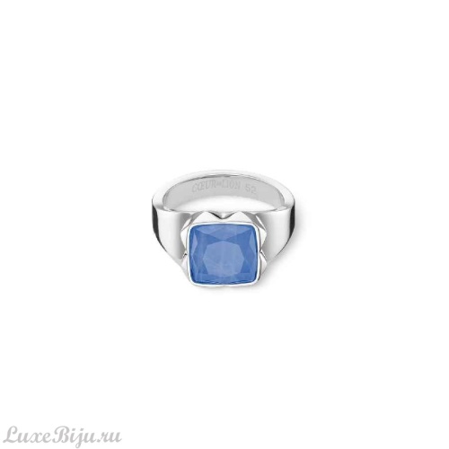 Кольцо Coeur de Lion Blue-Silver, 1200/40-0717 58