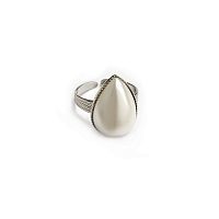 Кольцо Catherine Bijoux, Elegant pearl, разъемное, c жемчугом, CB24.2-5329D серебристый