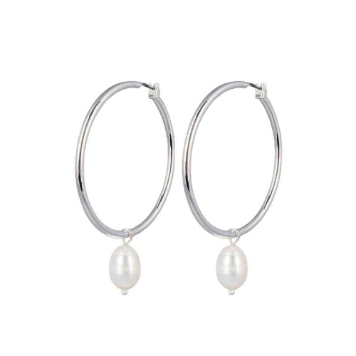 Серьги Fiore Luna White Pearle Ring, LE6089 S