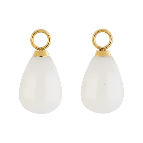 Шарм Coeur de Lionы на серьги Gold-White, 0050/44-1416