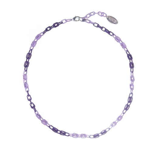 Колье Lanzerotti, Pervinca, с цветными звеньями, LZ-22.05-115 фиолетовый