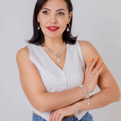 Колье Fiore Luna Pearle Togl, BL4515 S фото 2