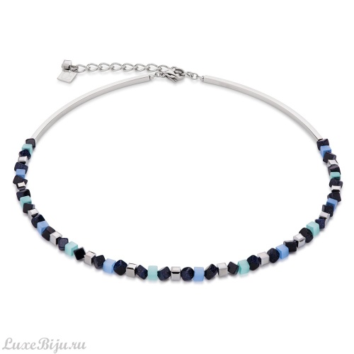 Колье Coeur de Lion Blue-aqua 4911/10-0737