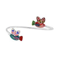 Браслет TARATATA, Dans les nuages, кафф, с цветной смолой, TT-H24-03304-10M серебристый