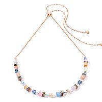 Колье Coeur de Lion Light Blue - Rose, 3030/10-0752