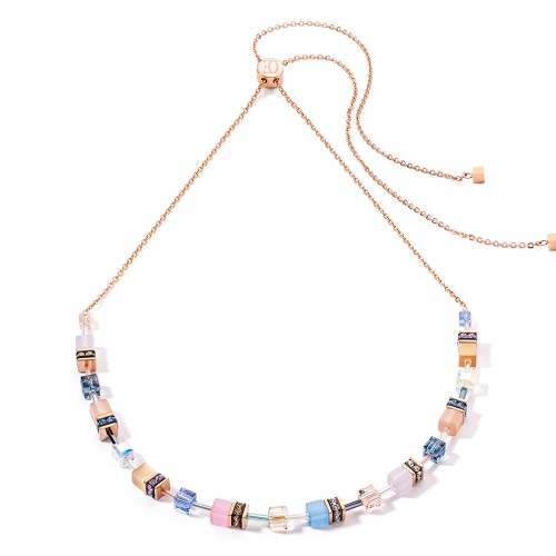 Колье Coeur de Lion Light Blue - Rose, 3030/10-0752