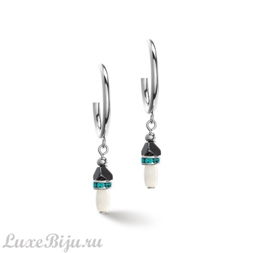 Пусеты Coeur de Lion Dark Green, *4544/21-0521