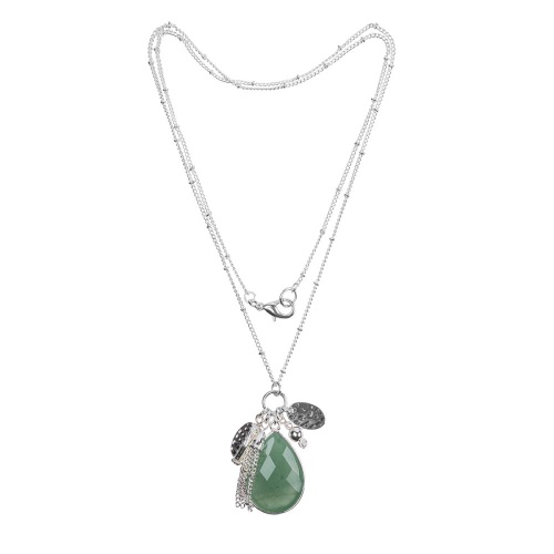 Колье Fiore Luna GREEN AVENTURINE, LN5126 RG/S