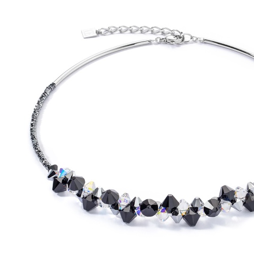 Колье Coeur de Lion Black-Crystal, 4640/10-1318 фото 8