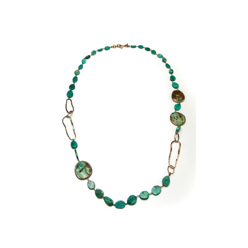 Колье Estrosia, с амазонитом, ES-CLD27-7