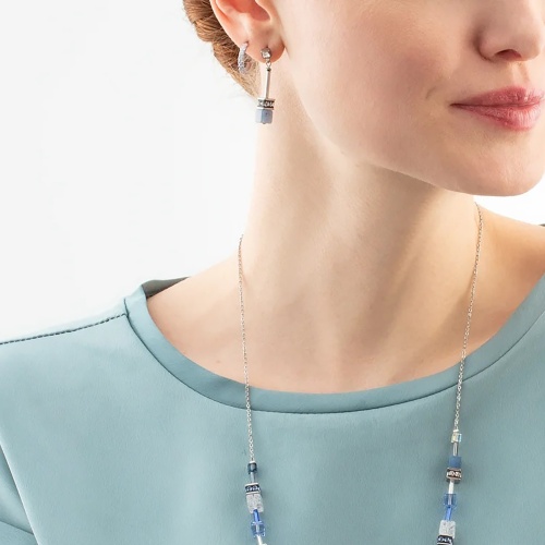 Серьги Coeur de Lion Blue-Silver, 3035/21-0717 фото 4