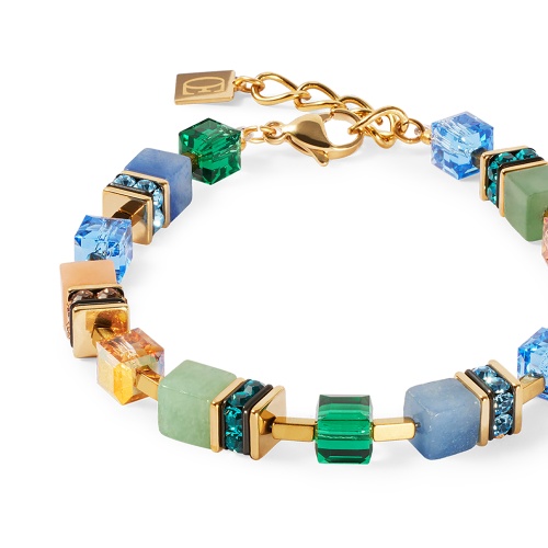Браслет Coeur de Lion Green-Blue-Peach, 3039/30-0551 фото 8