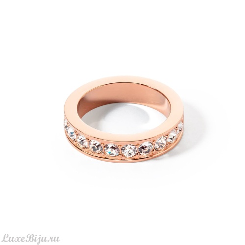  Кольцо Coeur de Lion Crystal-Rose gold 17.2 мм, 0131/40-1822 54