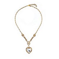 Колье Celeste G, с кристаллом Swarovski в форме сердца, CS26.1-1098 хрустальный